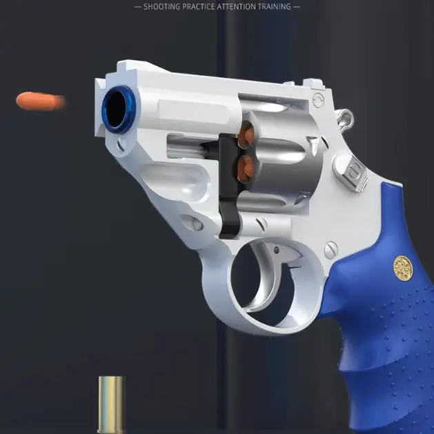 Двойное действие TB500 Sky Marshal револьверный пусковой механизм, мягкий пулевой пистолет, игрушечный пистолет, модель оружия для страйкбола, пис...