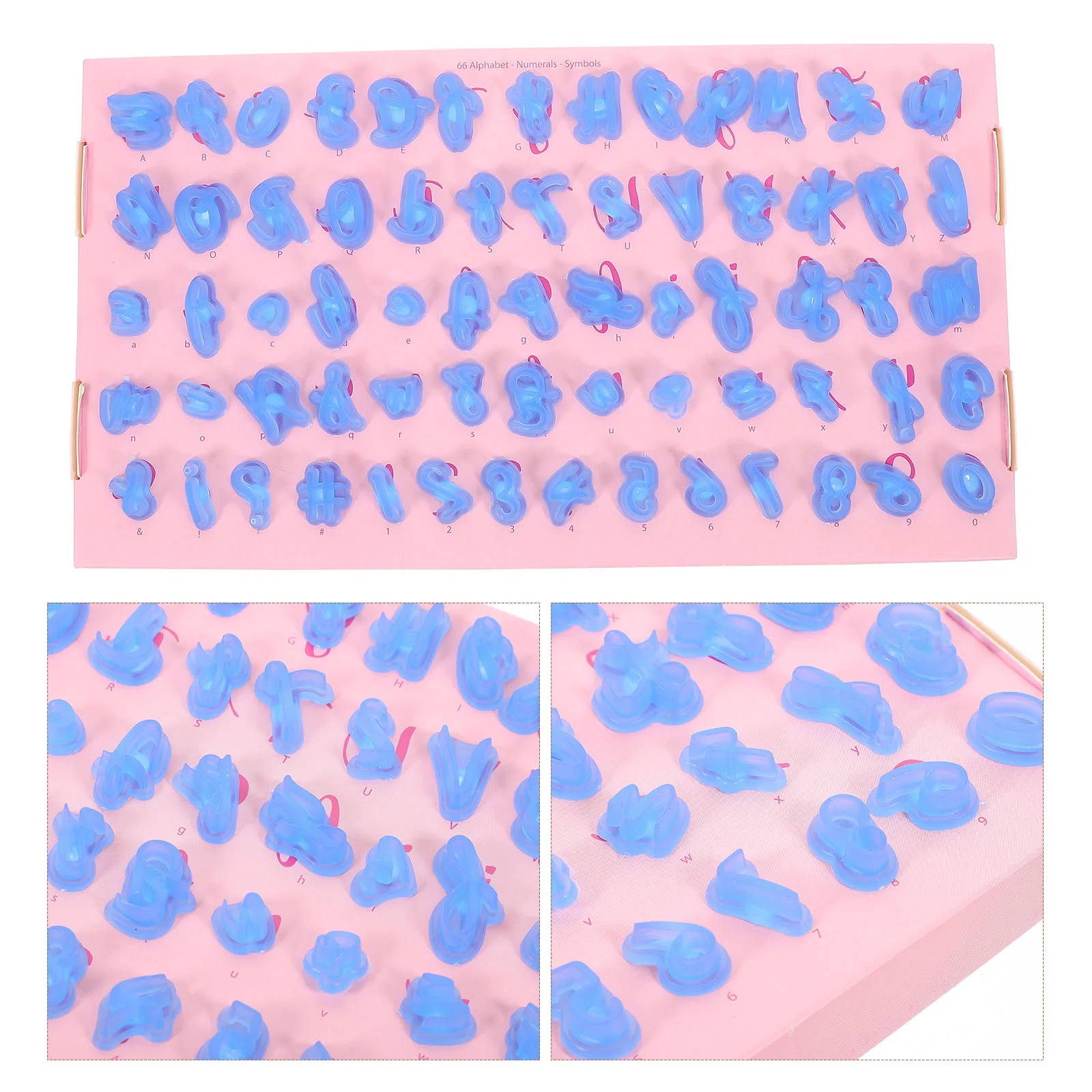 

66 шт., декоративные штампы в форме букв