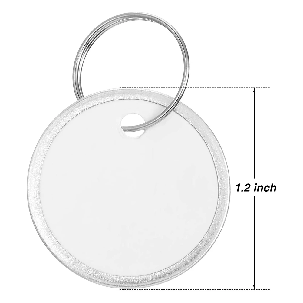 

Metal Rim Tags Key Tags Round Paper Tags with Metal Rings for Car Keys and Door Keys (150Pcs)