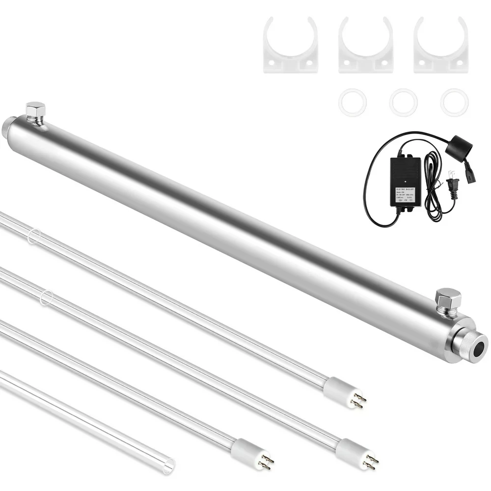 Whole House Uv Sterilizer 12 Gpm +2 Extra Bulbs