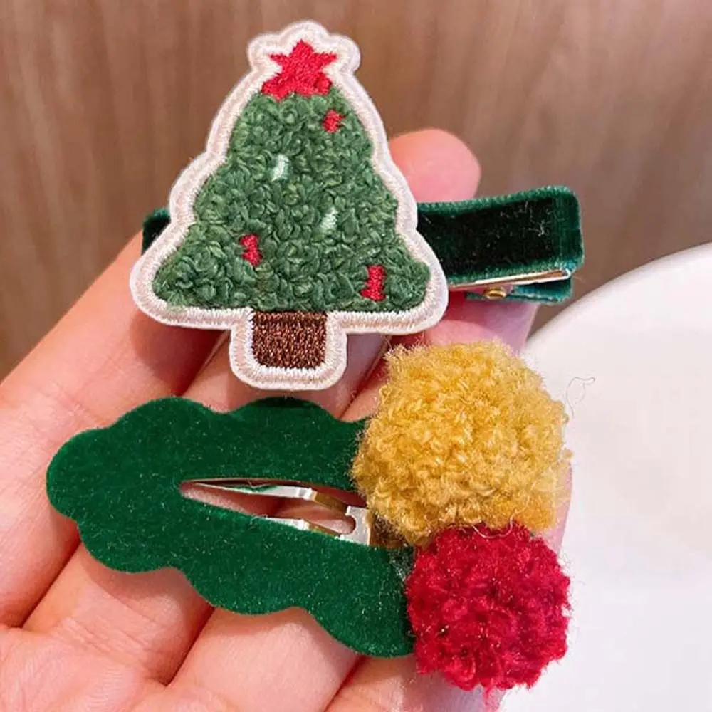 

2 шт., детские бархатные заколки для волос с бантом