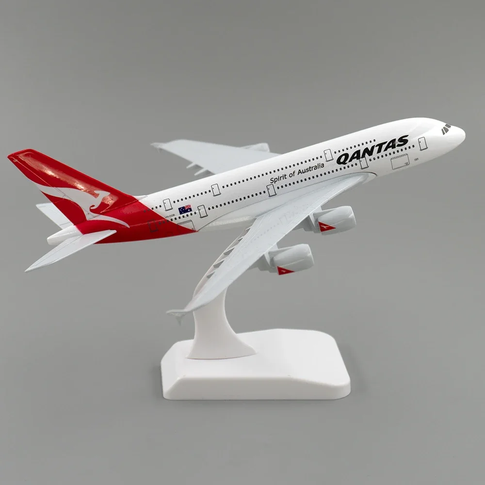 Фото 18 см самолет Airbus A380 Дух Австралии Qantas сплав модель самолета игрушка для детей Рождественский подарок коллекция украшение стола №3