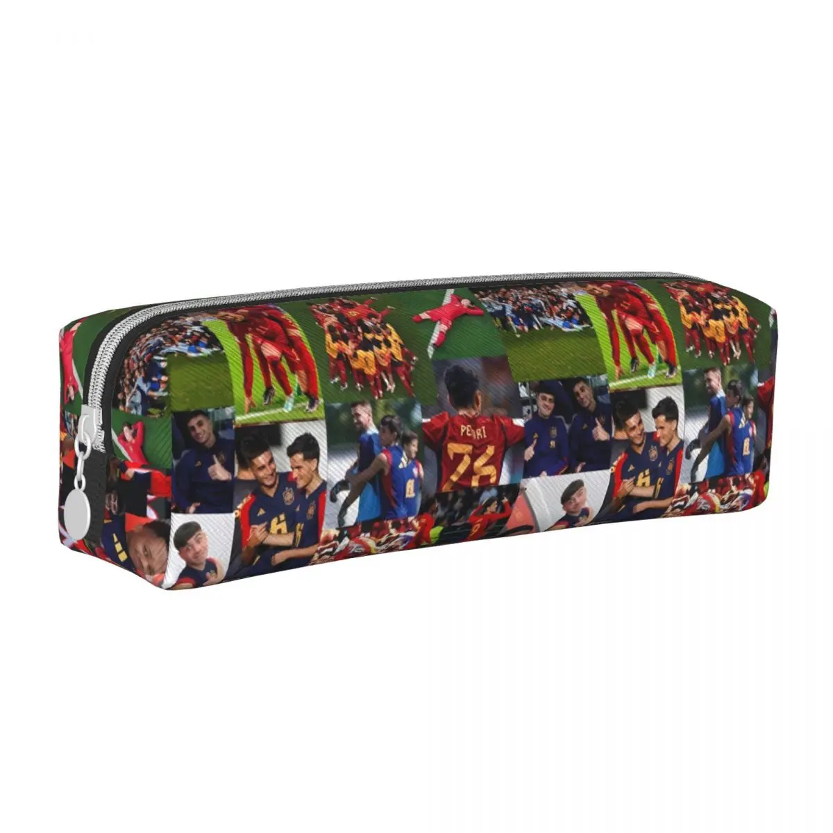 

P-Pablo G-Gavi Sport Spain Pencil Case Football School Pencil Cases PU Leather Child Cute College Pencil Pouch School Stationery