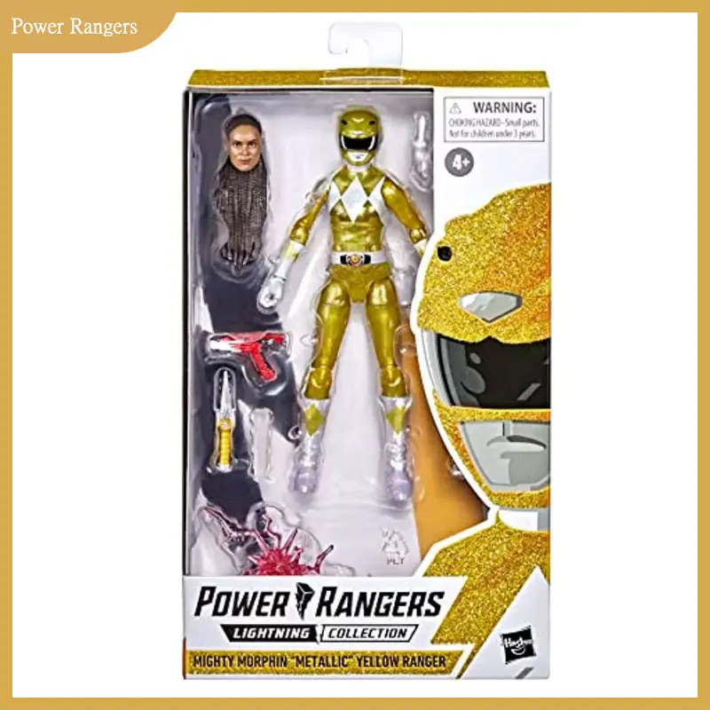 

Power Rangers Yellow Ranger Lightning Collection Mighty Morphin Metallic 6-Inch Action Figure Collectible Model Doll Toy Gift