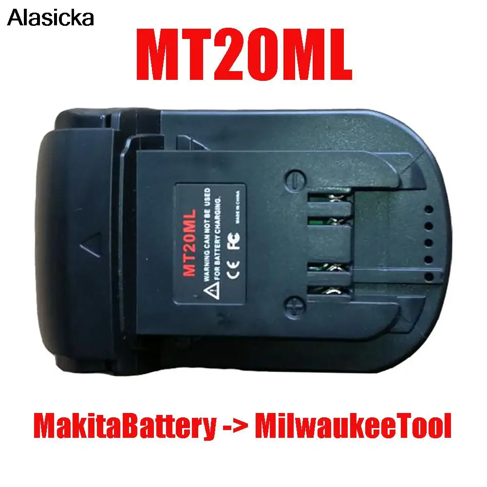 

Преобразователь для литий-ионных аккумуляторов Makita 18 в/20 в Bl1830 BL1840 Bl1860 Bl1815 MT20ML, адаптер для литий-ионных аккумуляторов Milwaukee