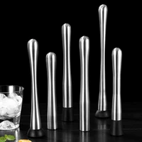 cocktail shaker muddler mojito bar accessories glacon lce tool stainless steel stirrer wine mixing stick fruit crushed diy drink