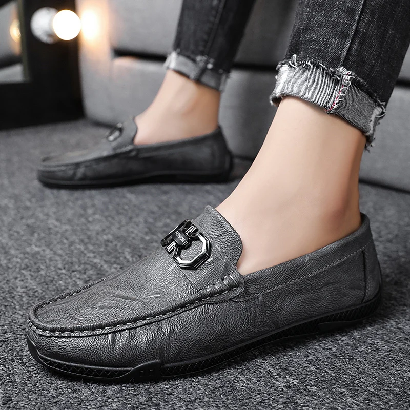 

New Arrival Daily Casual Walking Moccasins Men Shoes Fashion Italian Business Slip on Formal Wedding Dress Shoes Loafers