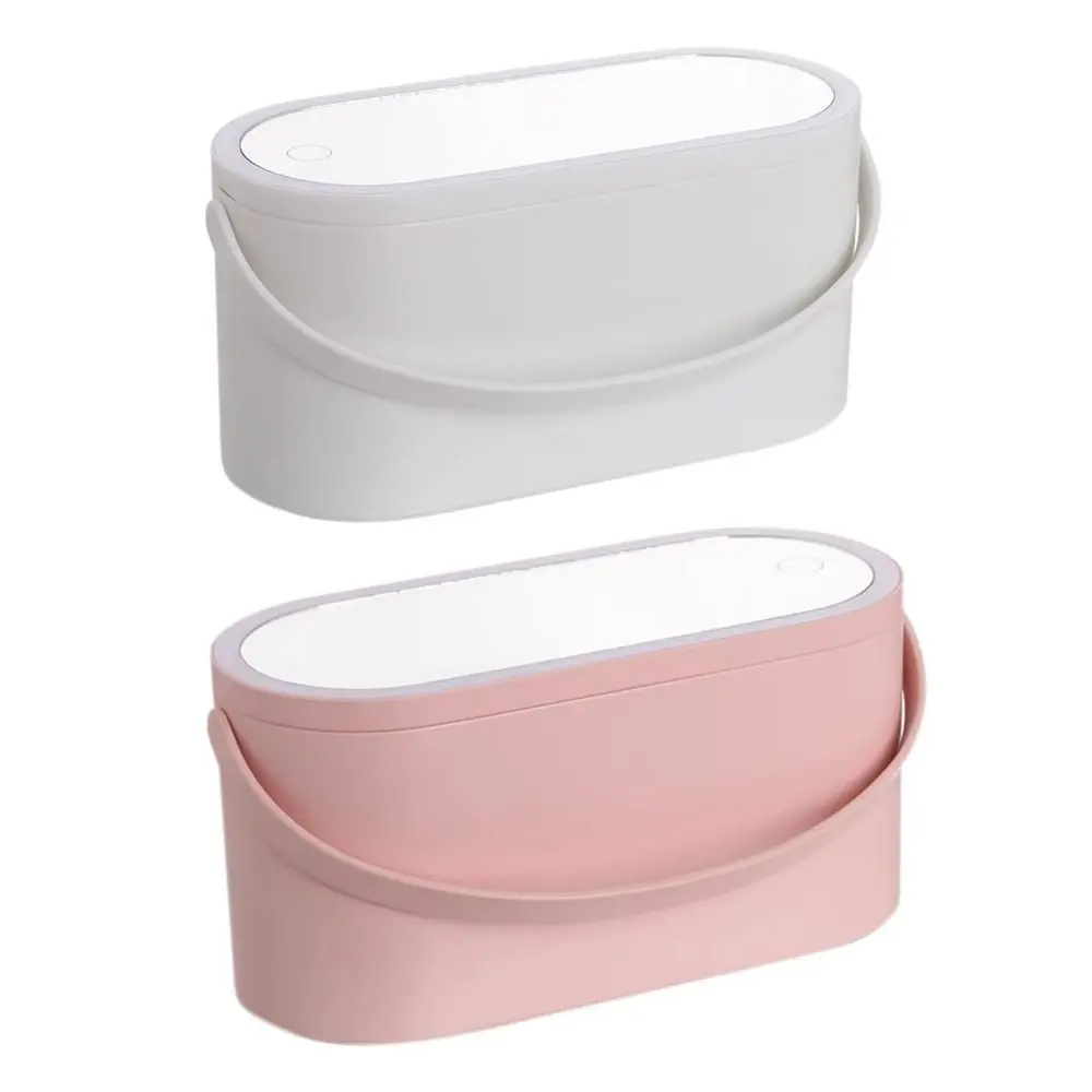 Креативная коробка для хранения макияжа с сенсорным экраном 3 в 1 зеркало