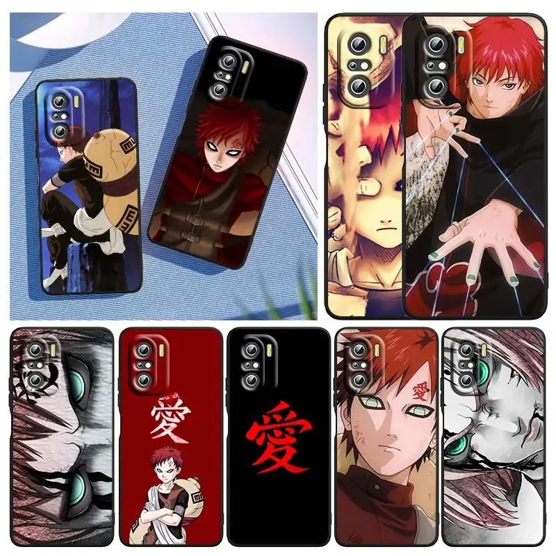 

Чехол Naruto Gaara для телефона, Модный черный чехол для Redmi K40 Gaming K30 Ultra K30S K30T K20 10X Pro 9i 9A 9C 9T 9AT 9 9C 8 8A 7 A