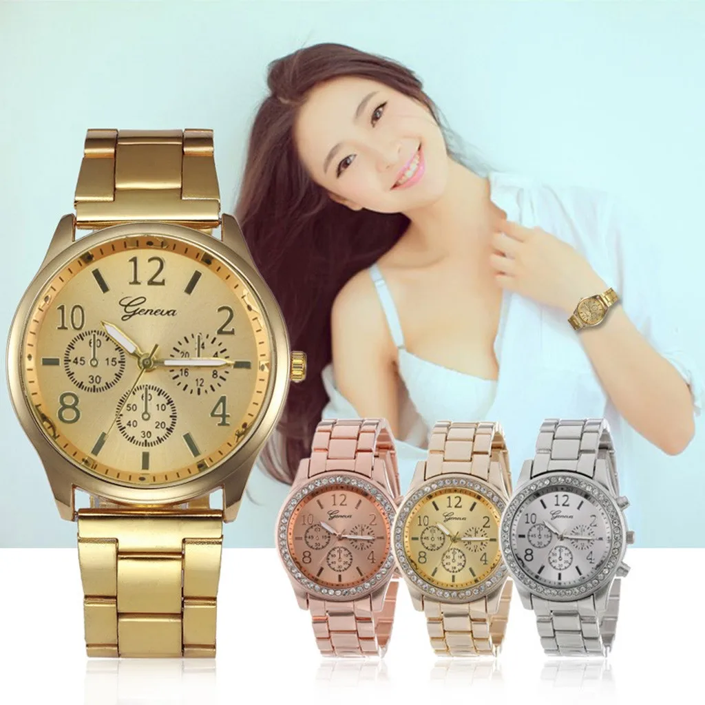 

Женские часы из нержавеющей стали Изысканные часы женские стразы роскошные повседневные кварцевые часы Relojes Mujer 2022 новое поступление
