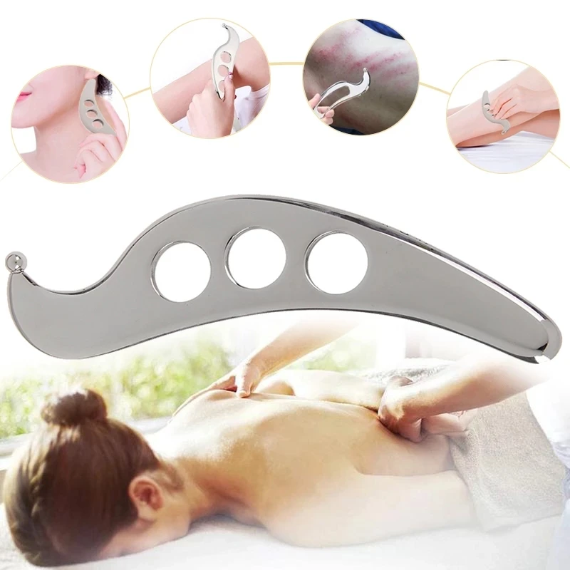 

Инструменты для массажа Gua Sha, инструменты из нержавеющей стали для ручного соскабливания, для физиотерапии, снятия боли, мобилизация миофас...