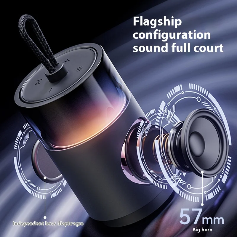 Ослепительный DSP Bluetooth-динамик K Song с беспроводным микрофоном уличная звуковая