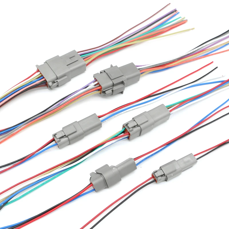2/3/4/6/8/12Pin жгут проводов автомобильные разъемы водонепроницаемый Жгут немецкой
