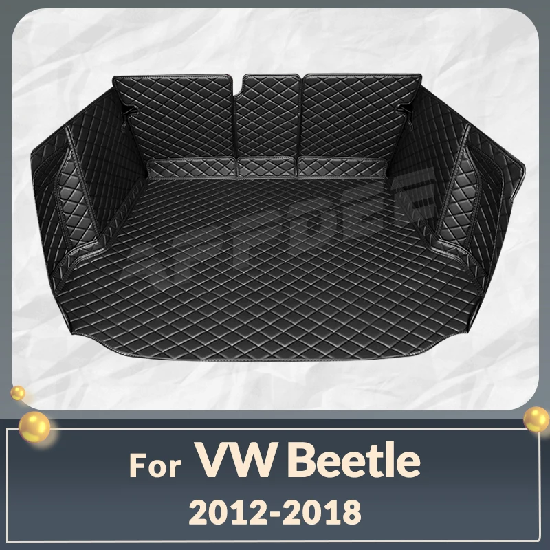 

Автомобильный коврик для багажника с полным покрытием для VOLKSWAGEN VW Beetle 2012-2018 17 16 15 14 13, защитная накладка для багажника автомобиля, аксессуары для защиты интерьера