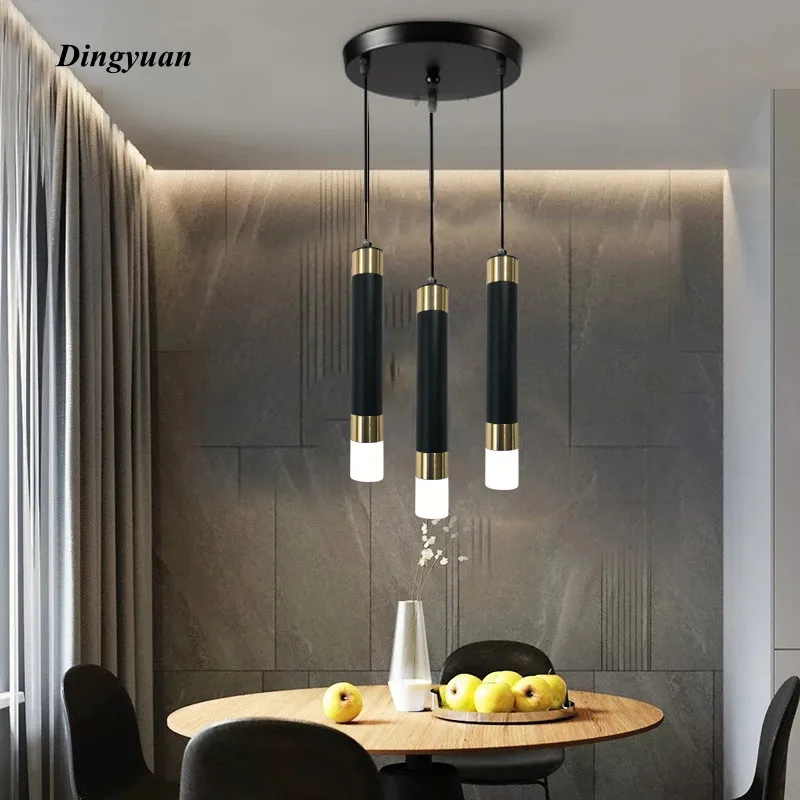 

Delicate Minimalist Led Pendant Lights Hanglamp Drop Light for Restaurant Bar Kitchen Dining Room Staircase Chandelier Lamps 10W