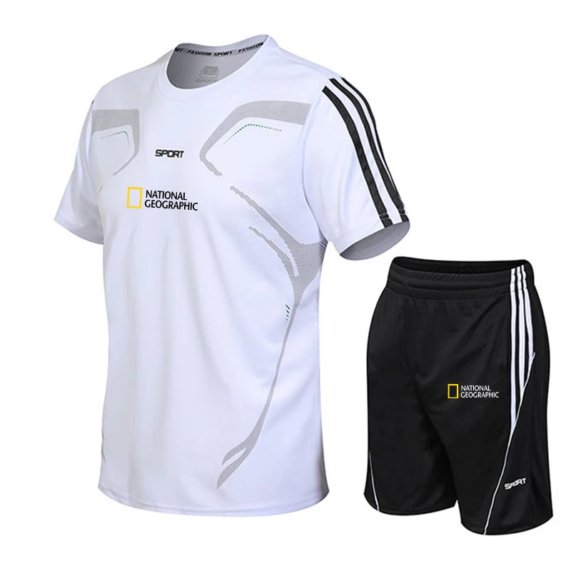

New high quality volleyball suit badminton shirt shorts suit men's table tennis suit tennis jogging suit