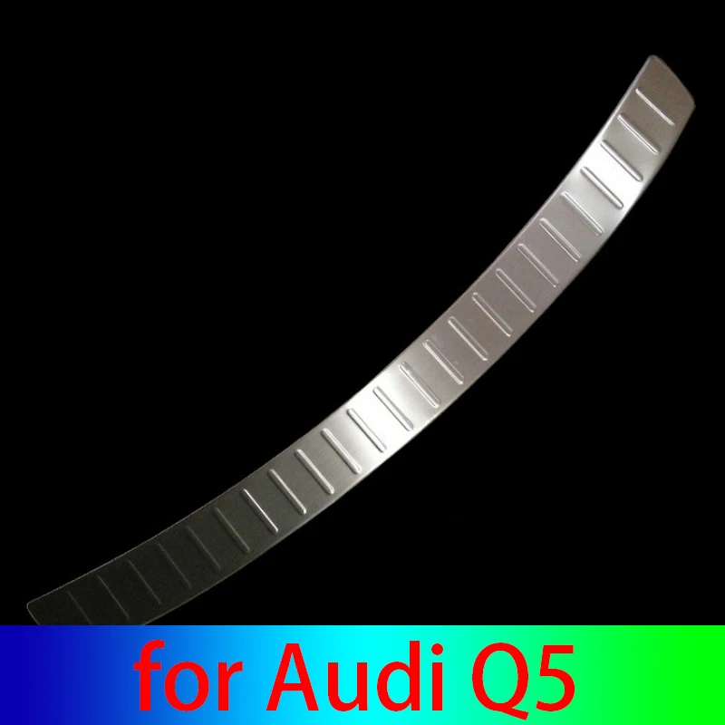 

Rear Bumper Protector Sill Trunk Tread Plate Trim stainless steel Fit for Audi Q5 2010 2011 2012 2013 2014 2015 2016 2017 2018