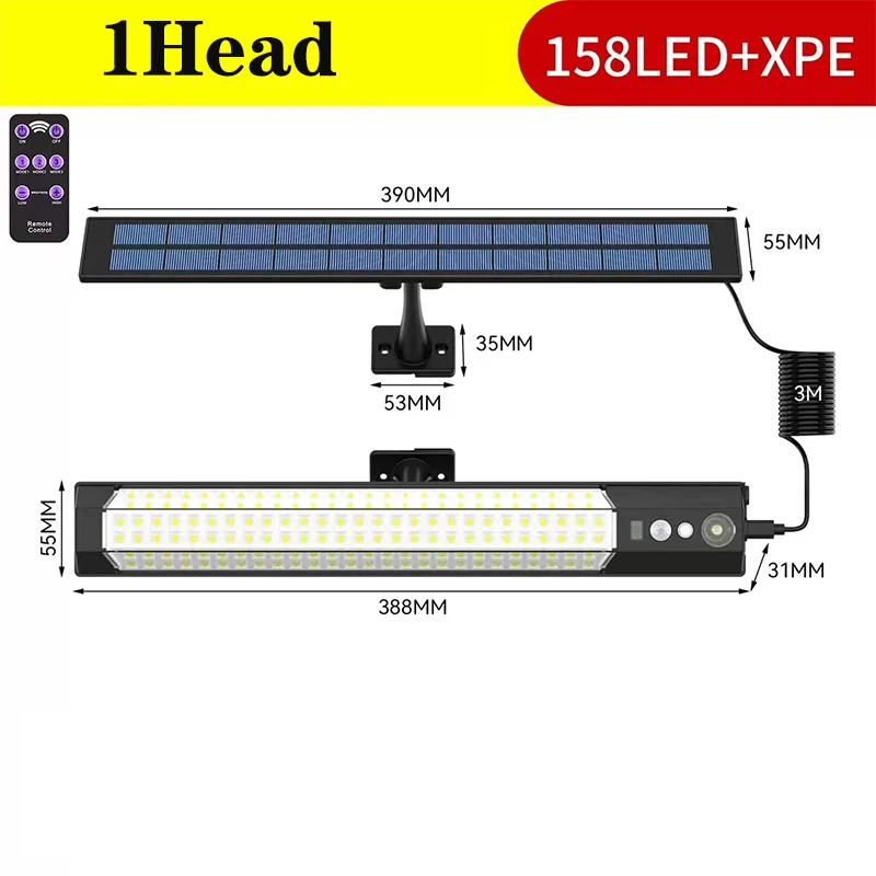 

Солнечный светильник 316LED/158LED