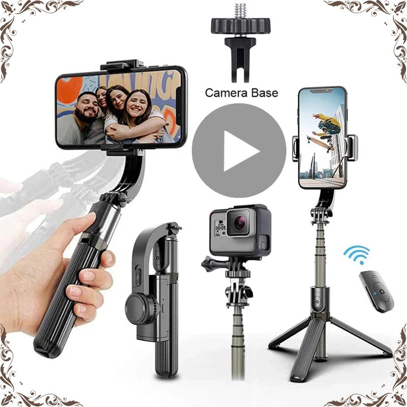 

Gimbal Stabilizer For iPhone Android Cell Mobile Phone Cellphone Smartphone Action Camera Handle Grip Selfie Stick Video Tripod