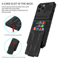 king kong card bag holder phone case for iphone 13 12 11 pro max xr 7 8 plus fully wrapped anti seismic shatterproof color cover