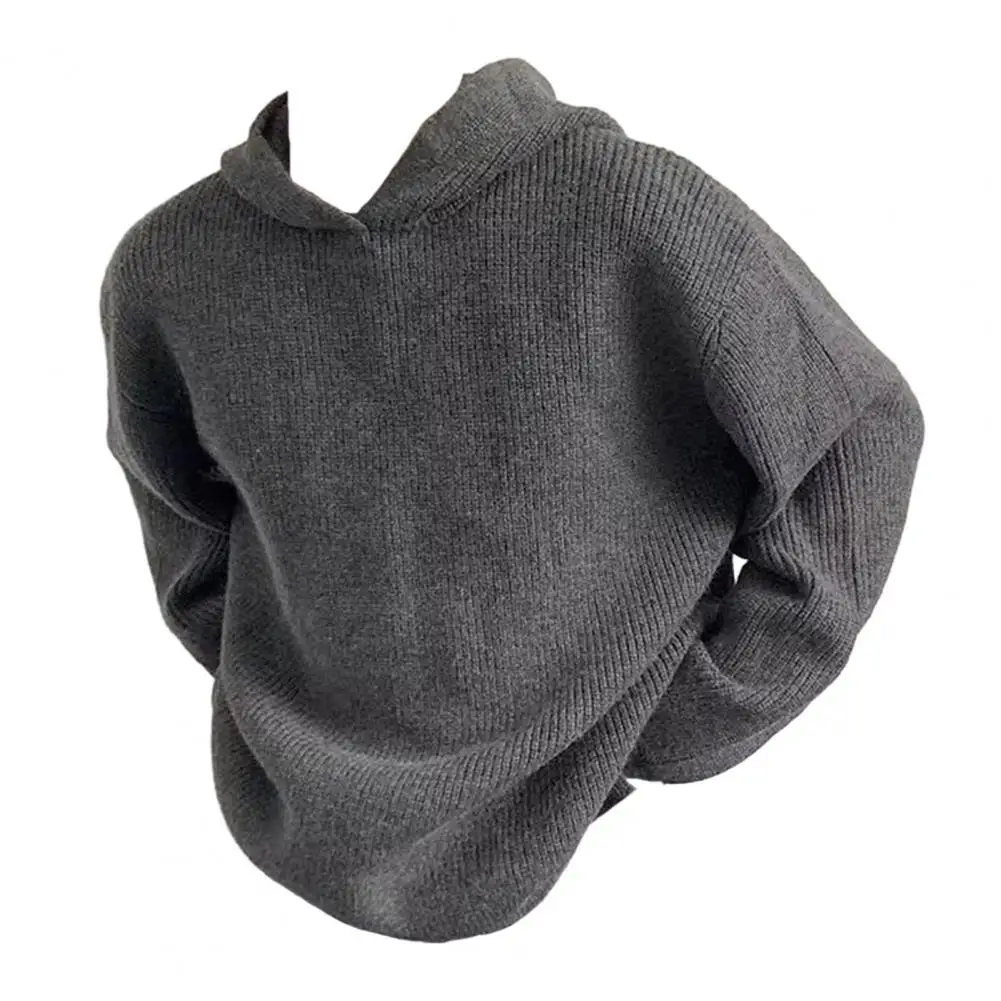 Худи мужское трикотажное средней длины с Боковым Разрезом