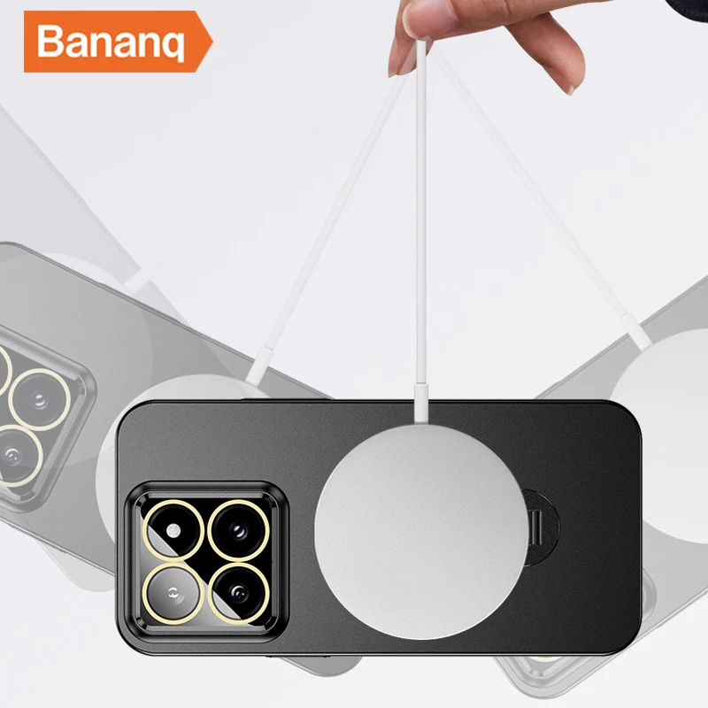 Bananq вращающийся на 360 ° гироскоп Магнитный чехол-кронштейн для Xiaomi 14 сверхпрочный