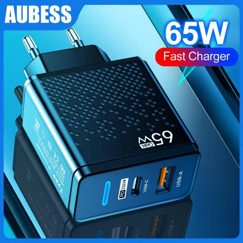

Charger And Adapter Qc3.0 Portable Usb Charger For Home Office Travel Travel Charger Usb Type-c Charging Head Multiple Plug
