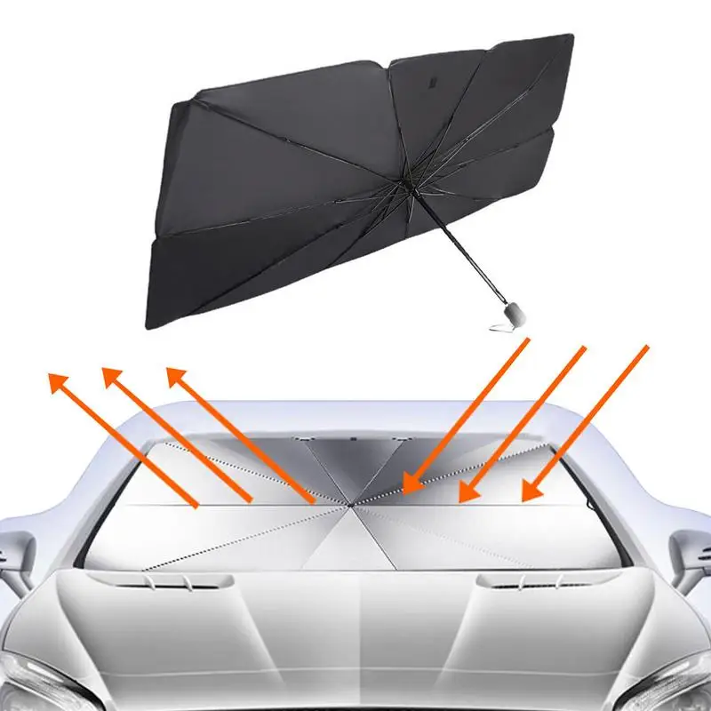 

Солнцезащитный зонт на лобовое стекло автомобиля, складной отражающий козырек от солнца, с полным покрытием