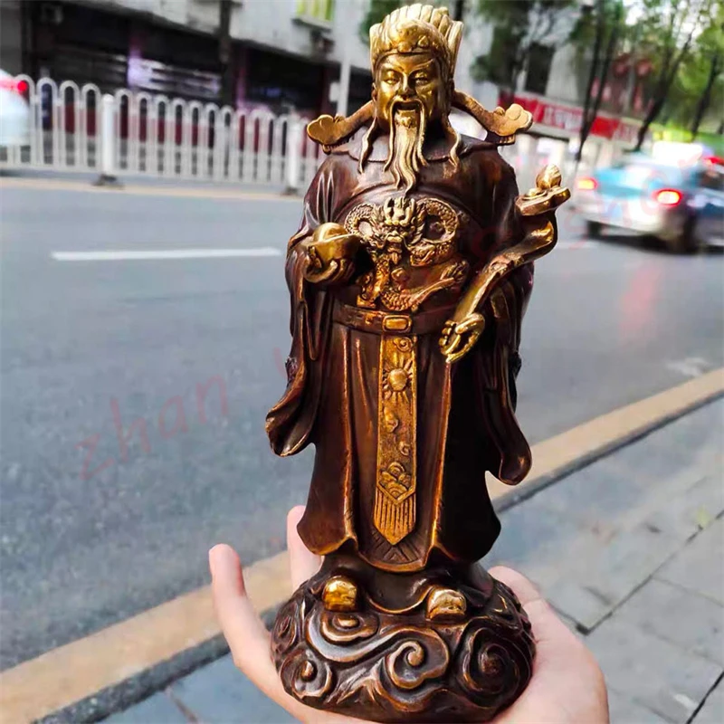 

Латунь, Бог богатства, изысканное украшение для дома фэн-шуй, zhaocai