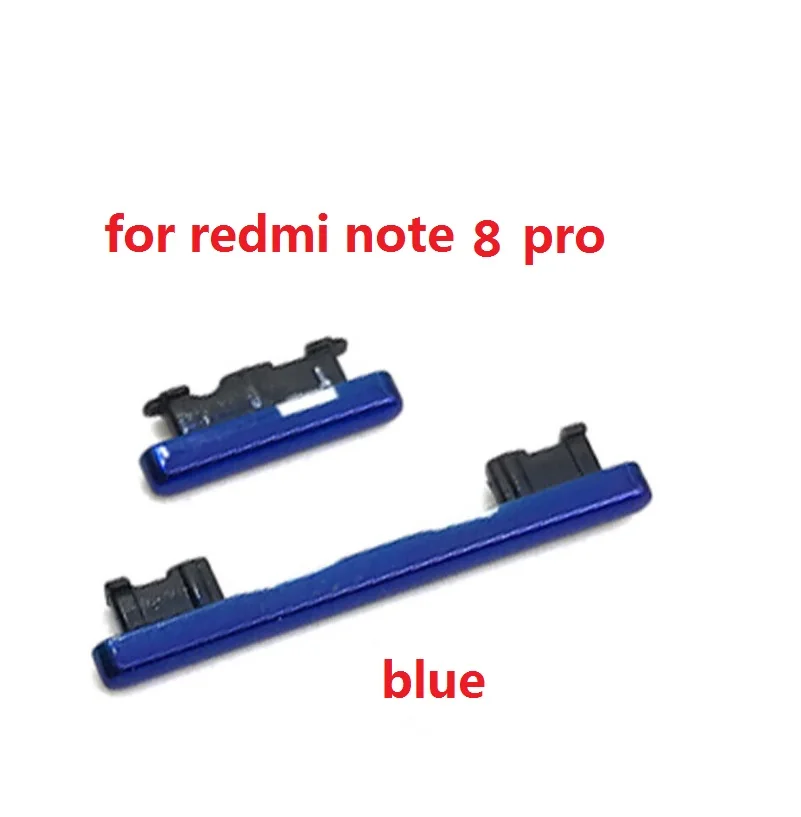 10 шт./лот новая кнопка питания + боковая громкости для Xiaomi Redmi Note 7 8 9 Pro 9S 7Pro