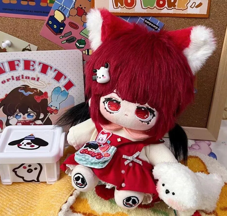 

Original Anime Ensemble Stars あんさんぶるスターズ! 20cm Kawaii Beast Ears Plush Stuffed Doll Body Dress up Cotton Pillow Cosplay Gift