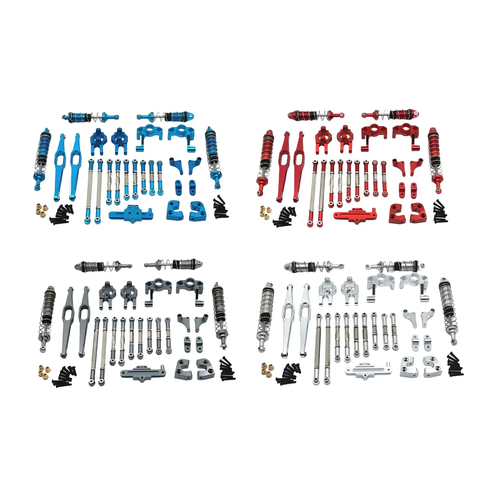 

Металлические детали для модернизации автомобиля RC, прут амортизатора RC, прочная сборка, прочный Тяговый стержень, аксессуары