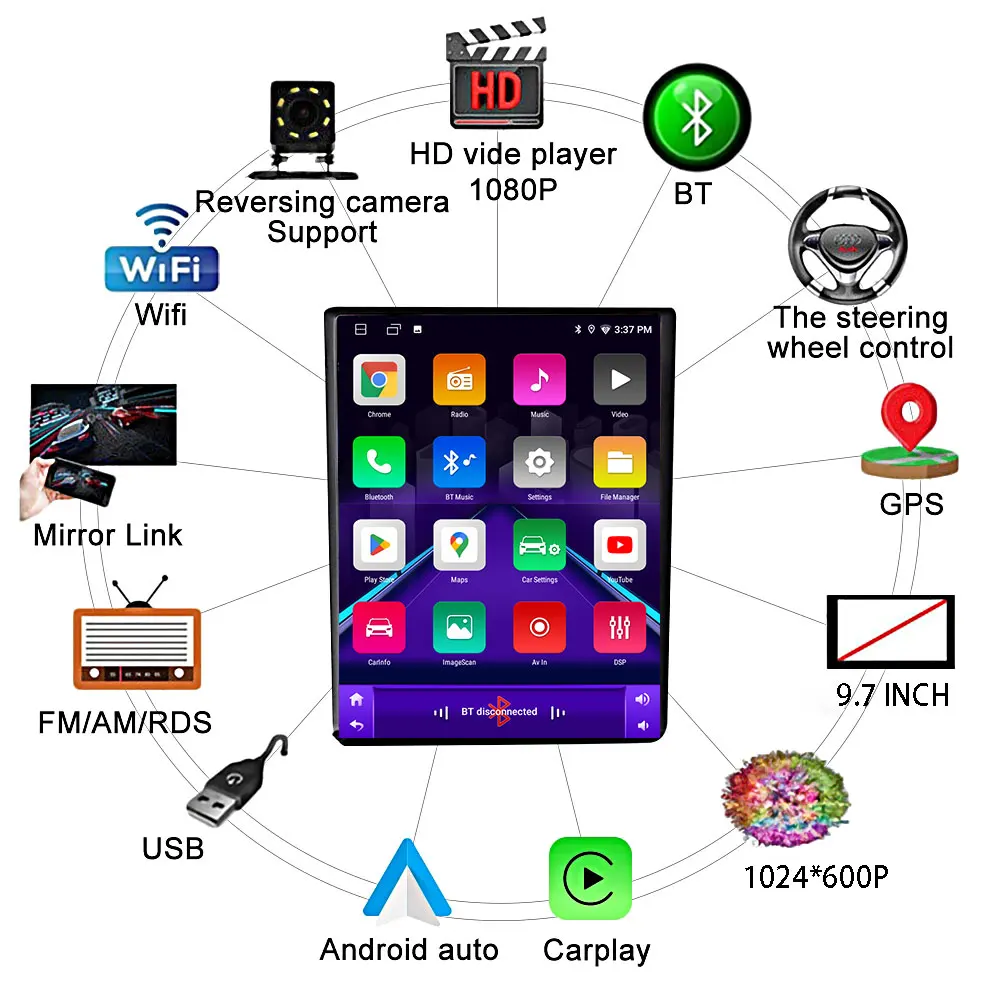 Для Opel Astra J VauxhallBuick Verano 2009-2015 авторадио Carplay мультимедийное авто 4G WIFI BT