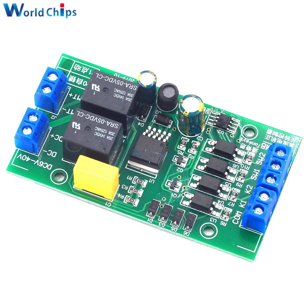 

DC Motor Forward Reverse Controller with Limit Relay DC 5V 12V 24V High Current Wide Voltage Drive Module Lifting Control Board