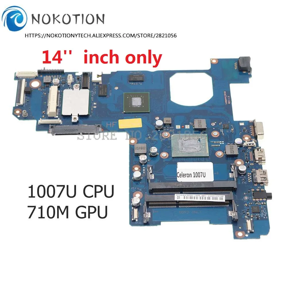 NOKOTION для Samsung NP300E4V NP270E4V 270E4E материнская плата ноутбука 14 дюймов 1007U ЦП 710M Φ - купить