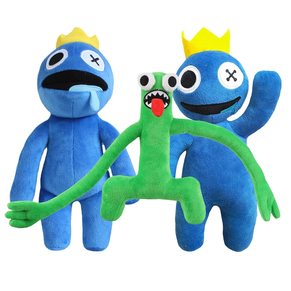 Радужные друзья плюшевые игрушки синий розовый оранжевый мультяшный аниме игра