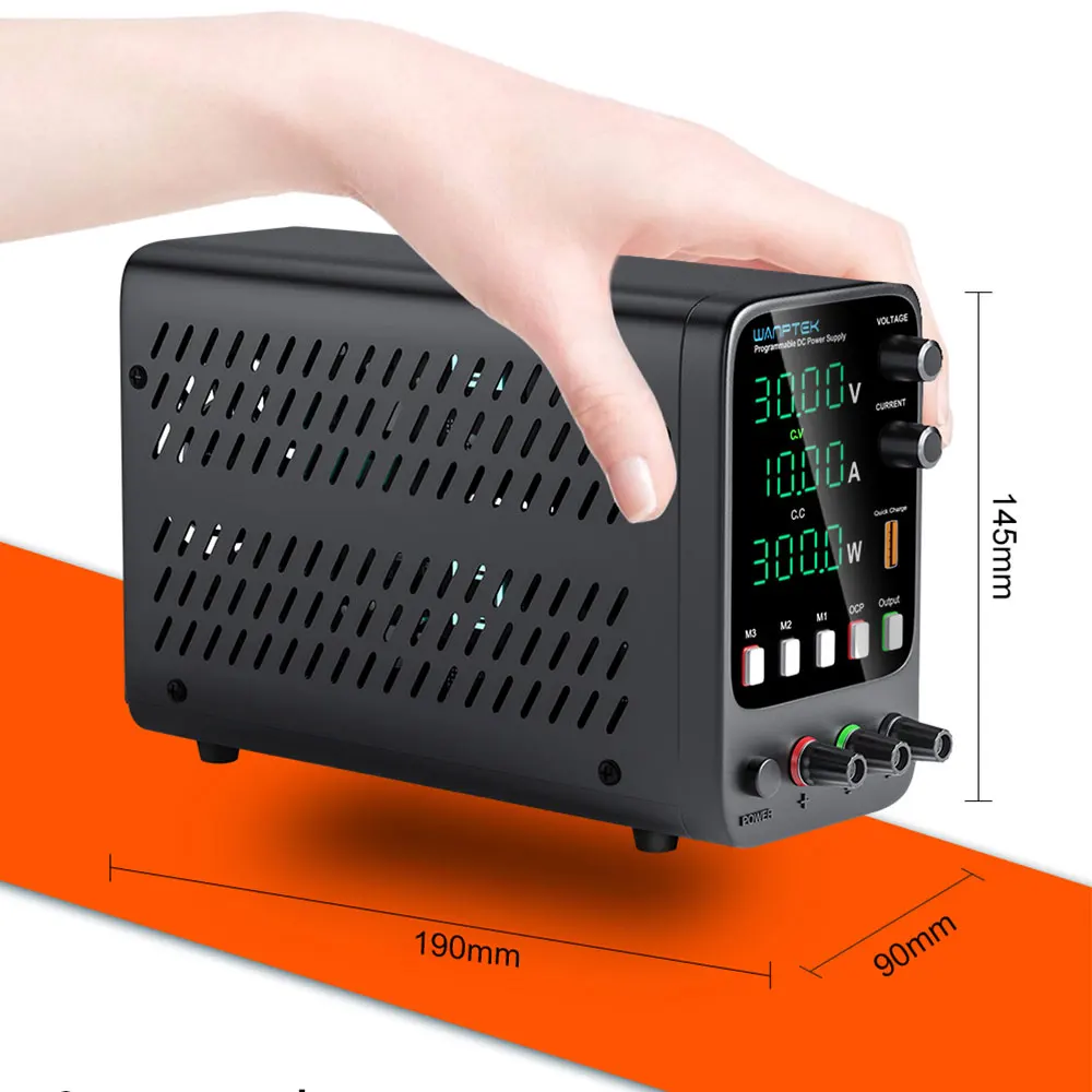 Регулируемый источник питания постоянного тока Wanptek 30 В 10 А лабораторный