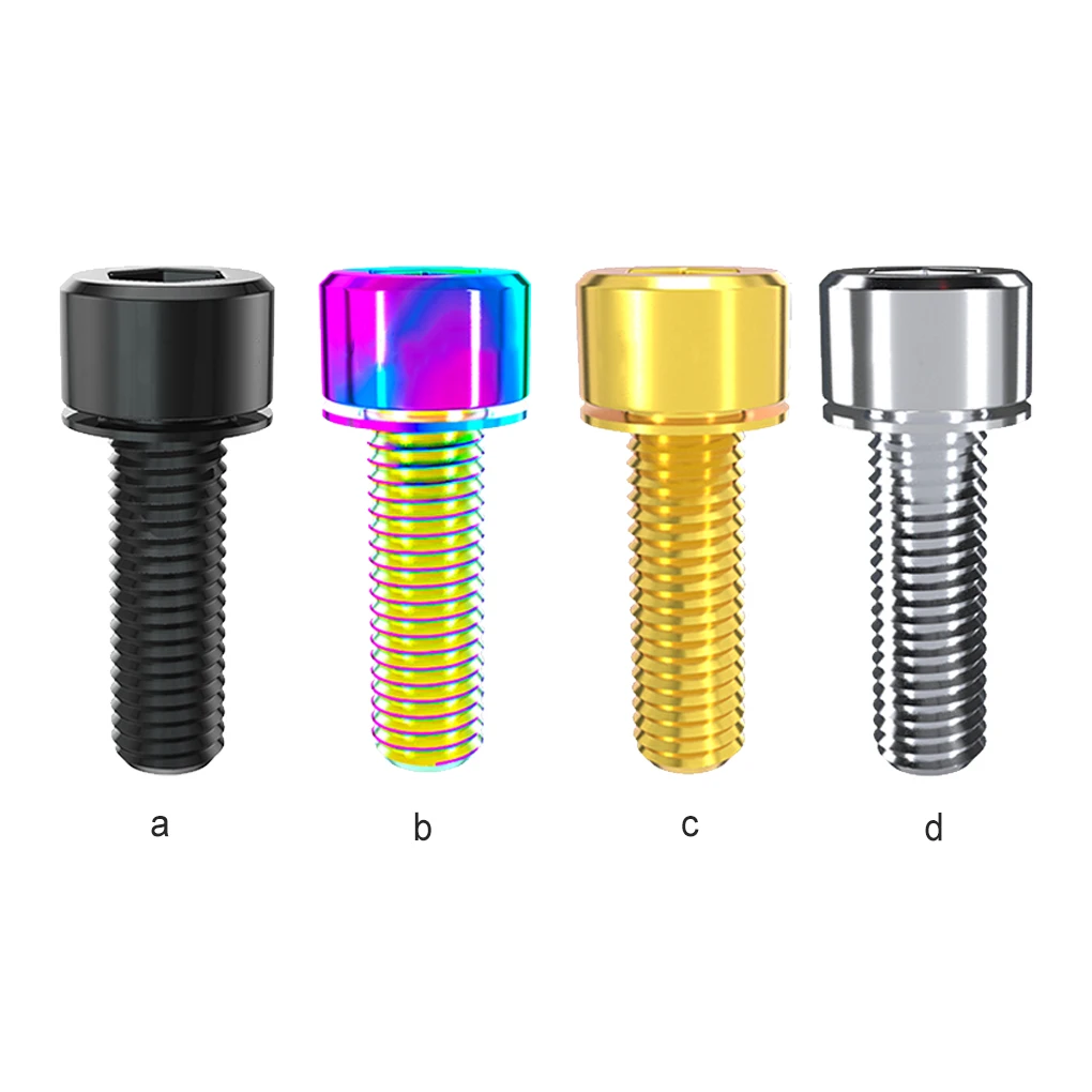 

4pcs Disc Brake Fixing Blot Modified Part Crank Arm Screw Replacements