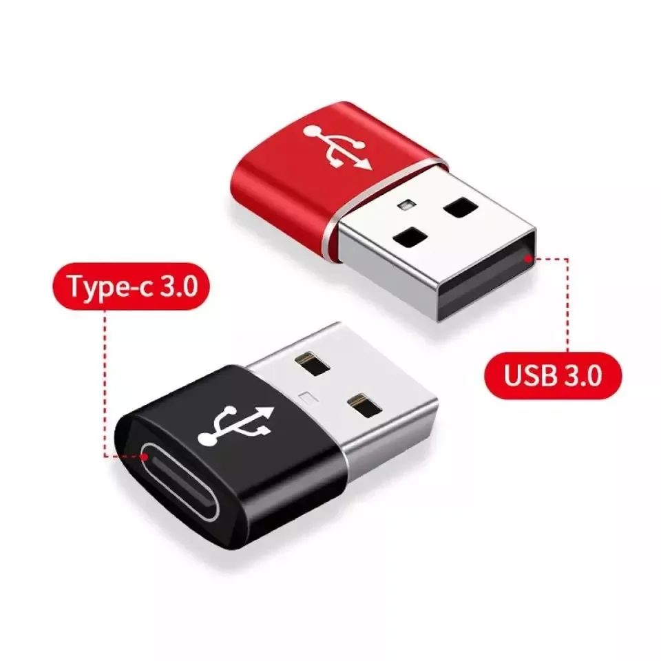 

3.0 Type A Male to USB 3.1 Type C Female Connector Converter OTG Adapter Type-c USB Standard Headset Charging Data Transfer