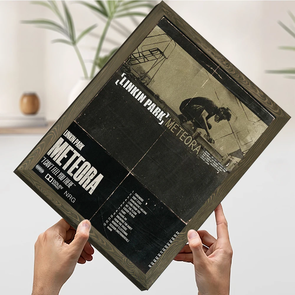 Фото Linkin Park Метеора печать плакат настраиваемые фотографии настенная живопись на холсте для декора ванной комнаты украшение комнаты спальни №3