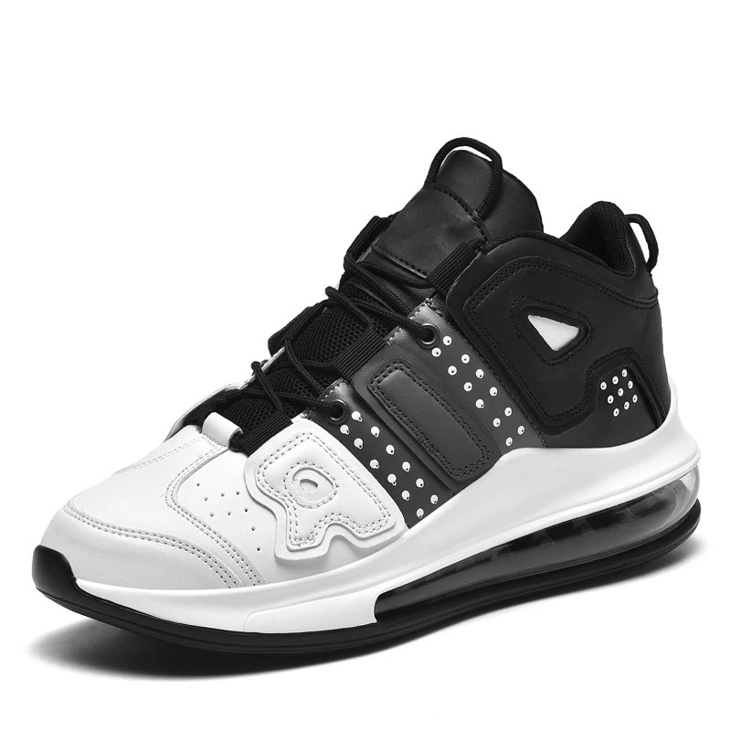 Кроссовки мужские с воздушной подушкой дышащие удобные сникерсы сетчатой