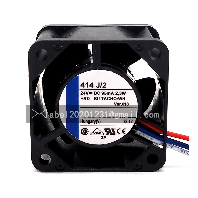 Новый оригинальный охлаждающий вентилятор 414J/2 414 J/2 DC24V 2,3 W 4025 4 см 40*40*25 мм