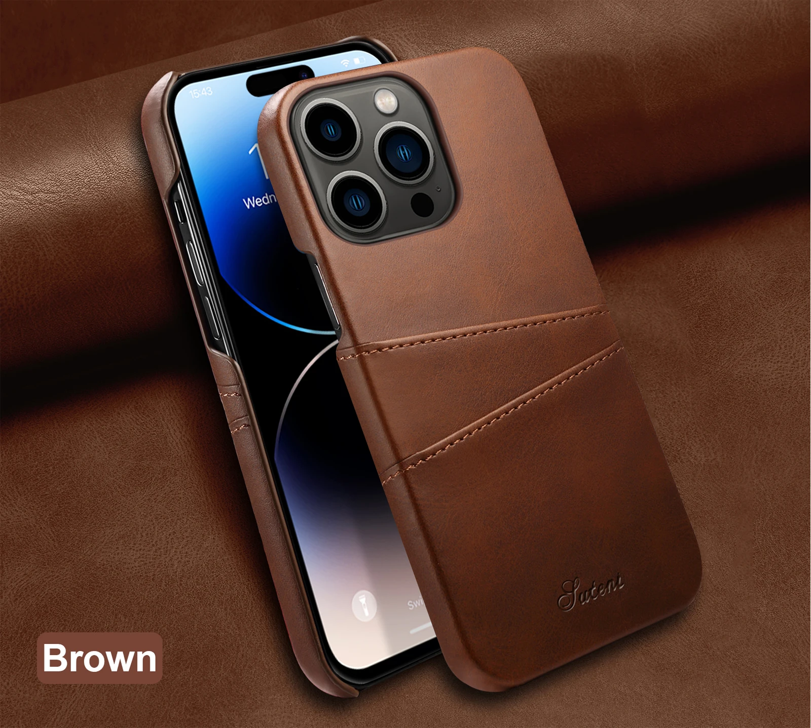 

Card Bag Leather Phone Case For Iphone 11 12 13 14 Pro Max 14 Plus Cards Slots Phone Cover For Iphone 13Pro 14 Promax X XR XSmax