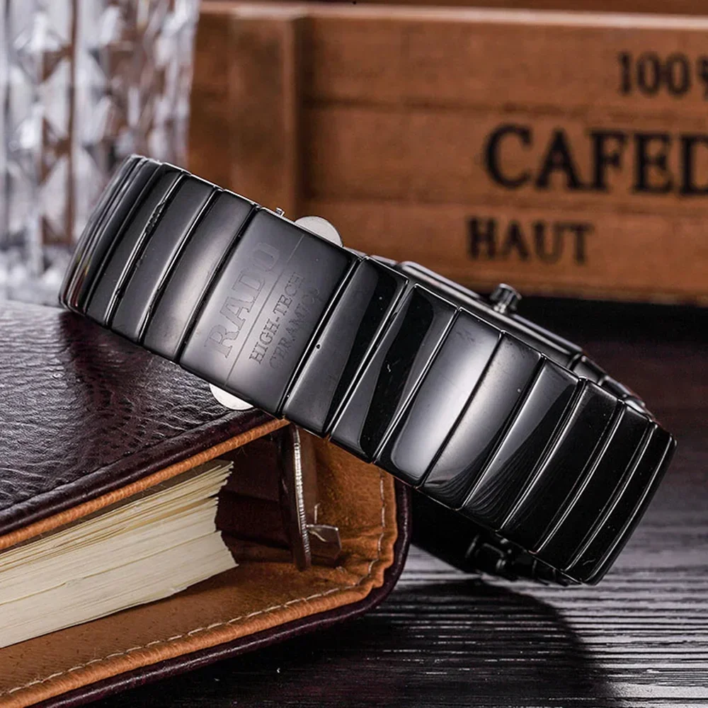 Популярные оригинальные часы Rado в классическом стиле для мужчин и женщин, керамические, с циферблатом 39 мм, модные, простые, высококачественные, спортивные, кварцевые, часы AAA (art.: 3920db02179d7) - 3920db02179d7
