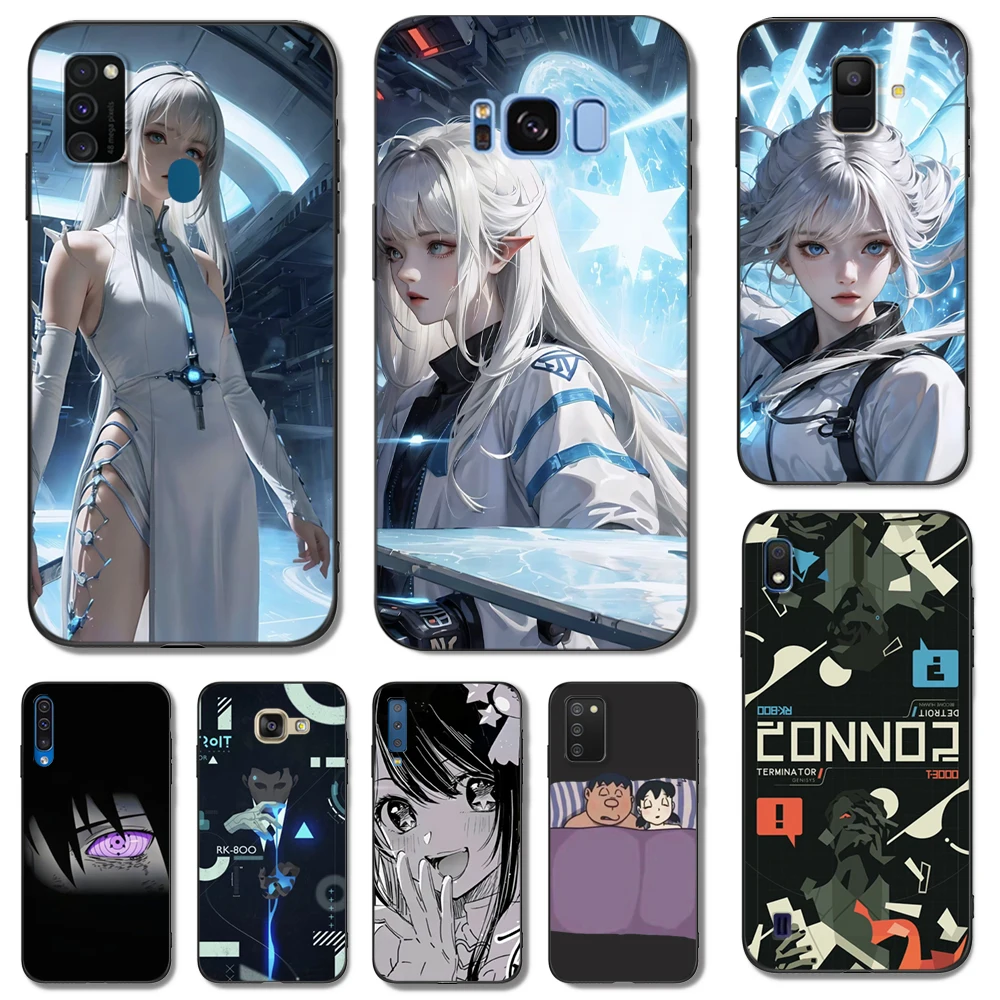 

Black tpu Case For Samsung galaxy j1mini J3 J5 J7 2015 2016 2017 PRIME NEO Japanese anime