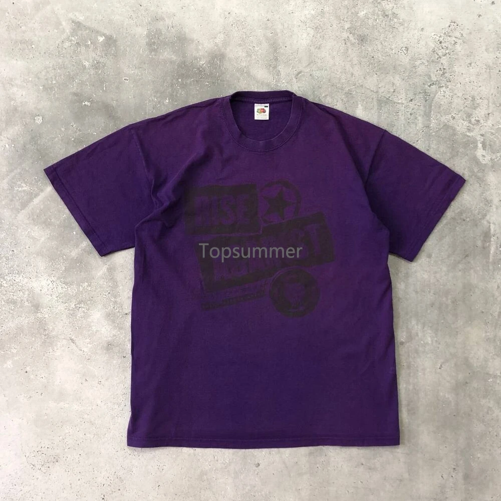 

Rise Against T Shirt Vintage Purple