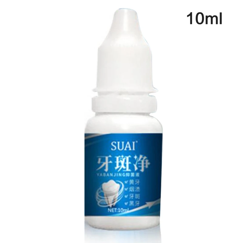 

10ml Oral Hygiene Teeth Whitening Essence Serum Plaque Stains Tooth Bleaching Dental Toothwashing Fluid Toothpaste Care