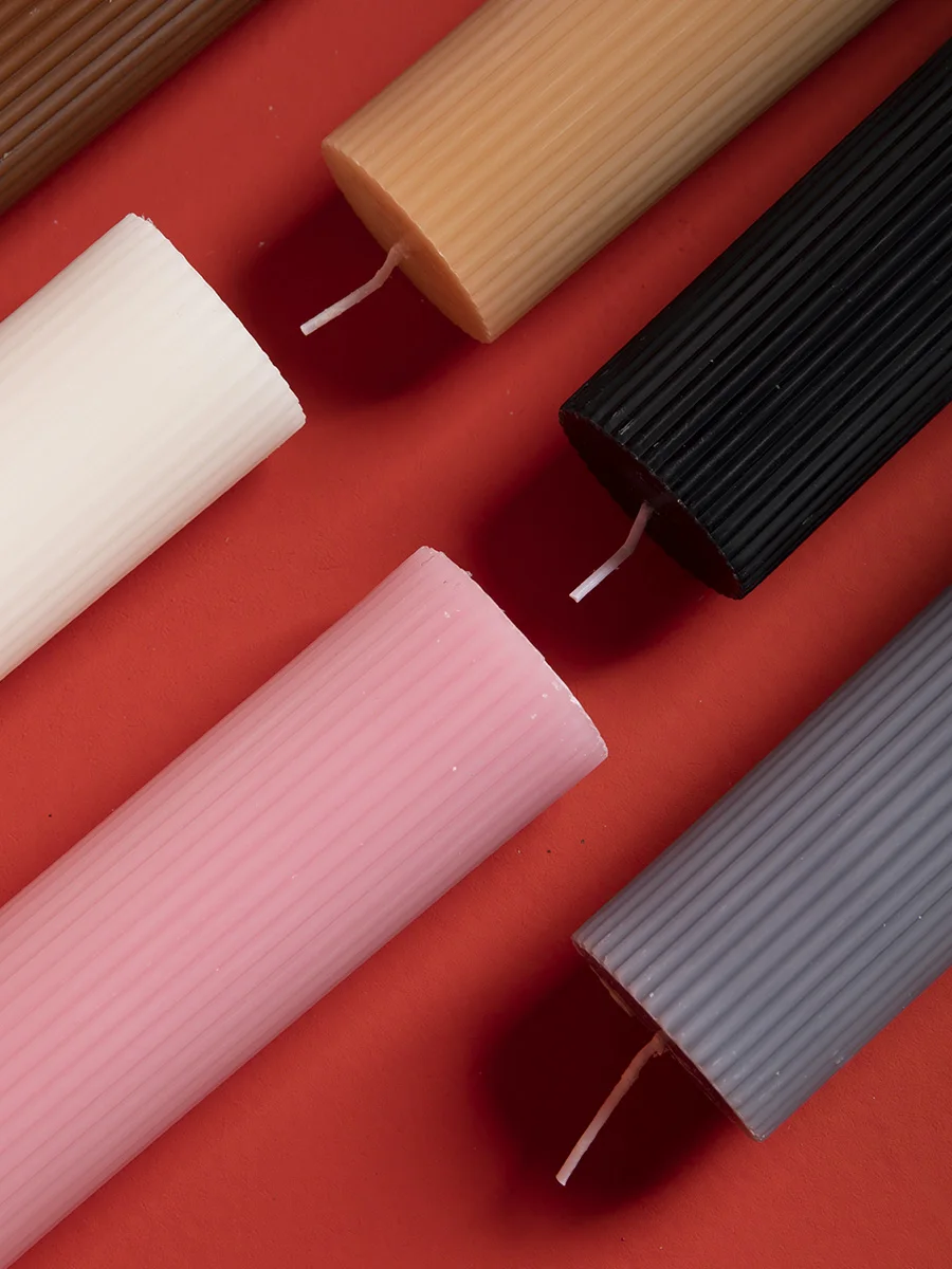 Ароматические свечи ручной работы соевые искусственные геометрические