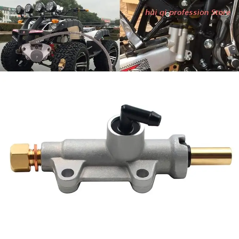 

Rear Foot Brake Master Cylinder Pump Compatible with ATV Scrambler Woker 335 400 450 500 600 700 800