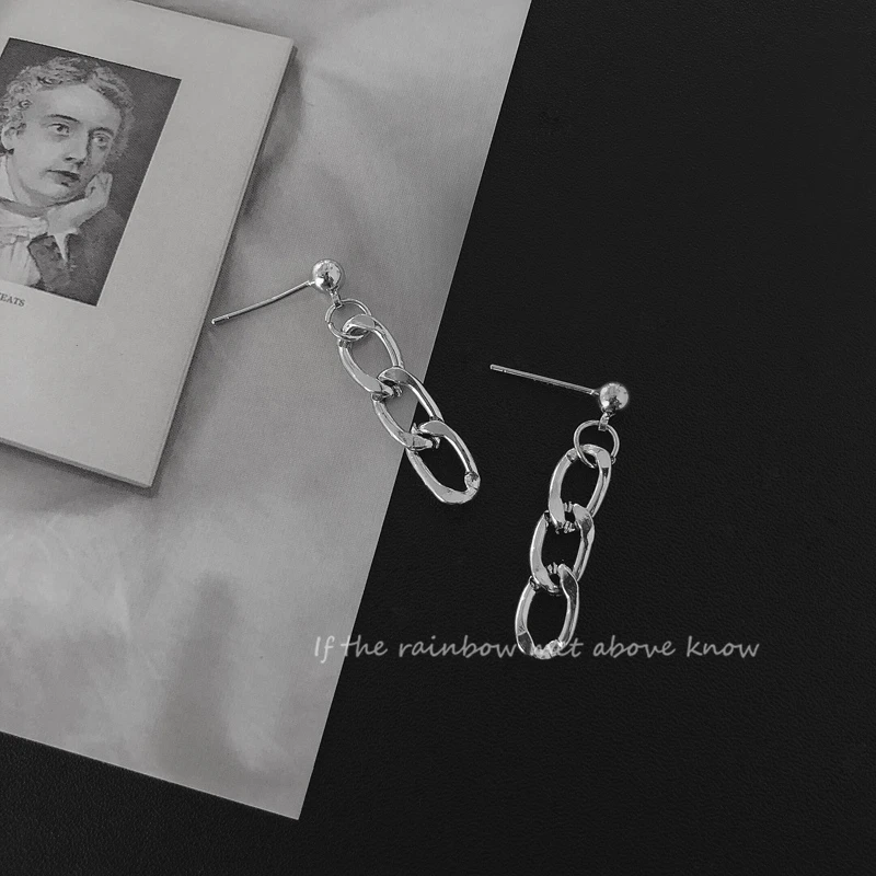

Fashion New Earrings For Womens European Retro Light Luxury Chain Dangle Drop Style Girl Ear Studs Birthday Party Jewelry Gifts